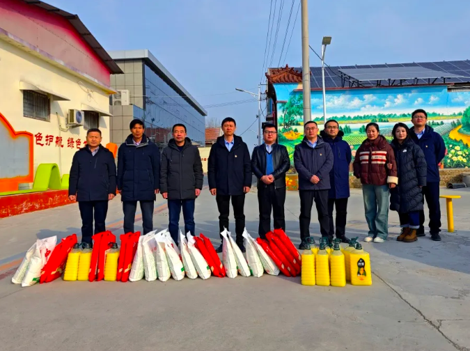 歲寒情意深 慰問暖人心—惠眾財金集團到派駐“第一書記”任職村走訪慰問(圖1)