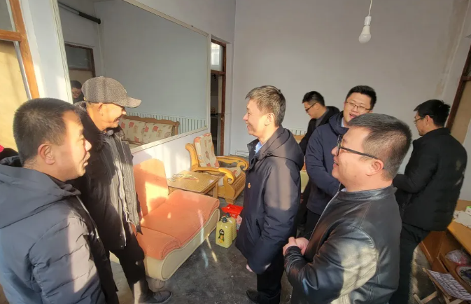 歲寒情意深 慰問暖人心—惠眾財金集團到派駐“第一書記”任職村走訪慰問(圖3)